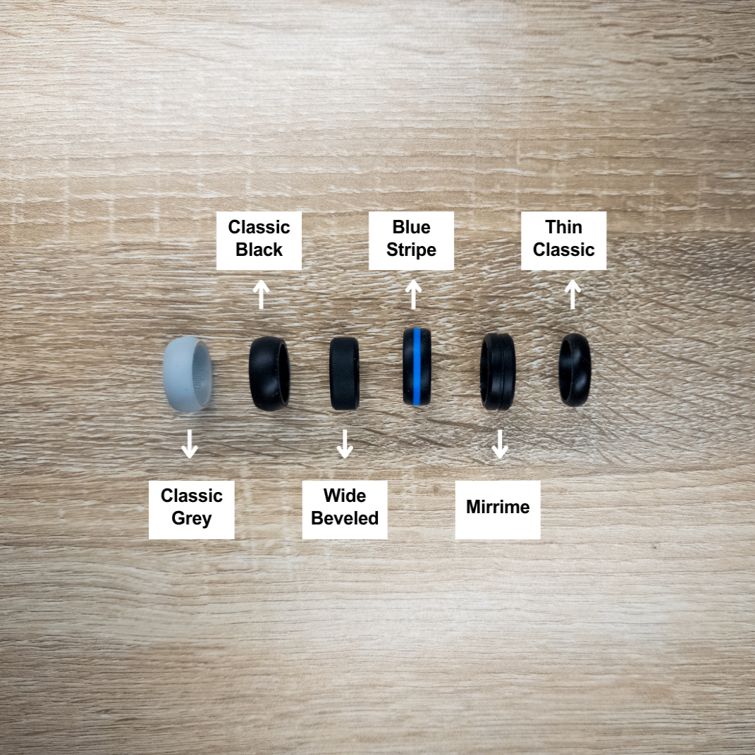 Classic Grey Silicone Ring