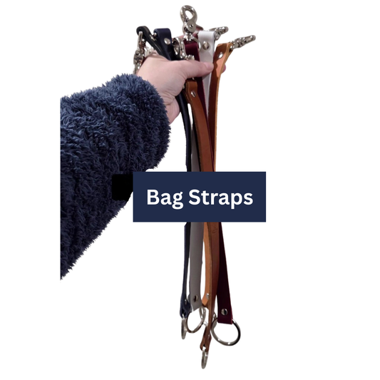 Onyx Leather Bag Straps