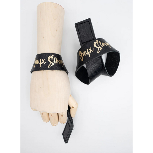 Onyx Black Vader Loop Lifting Straps