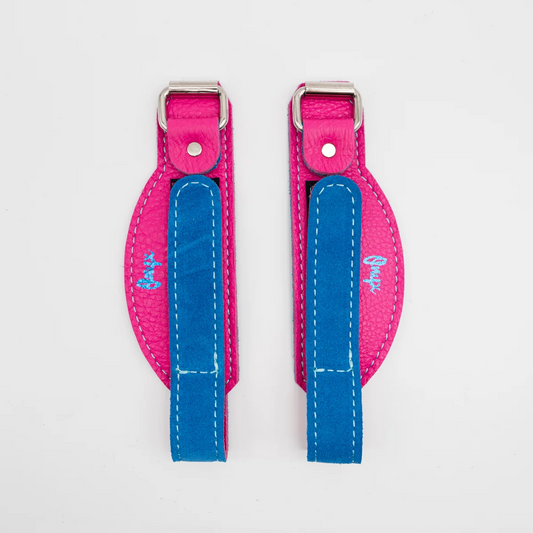 Onyx Candy Pink High Top Wrist Straps