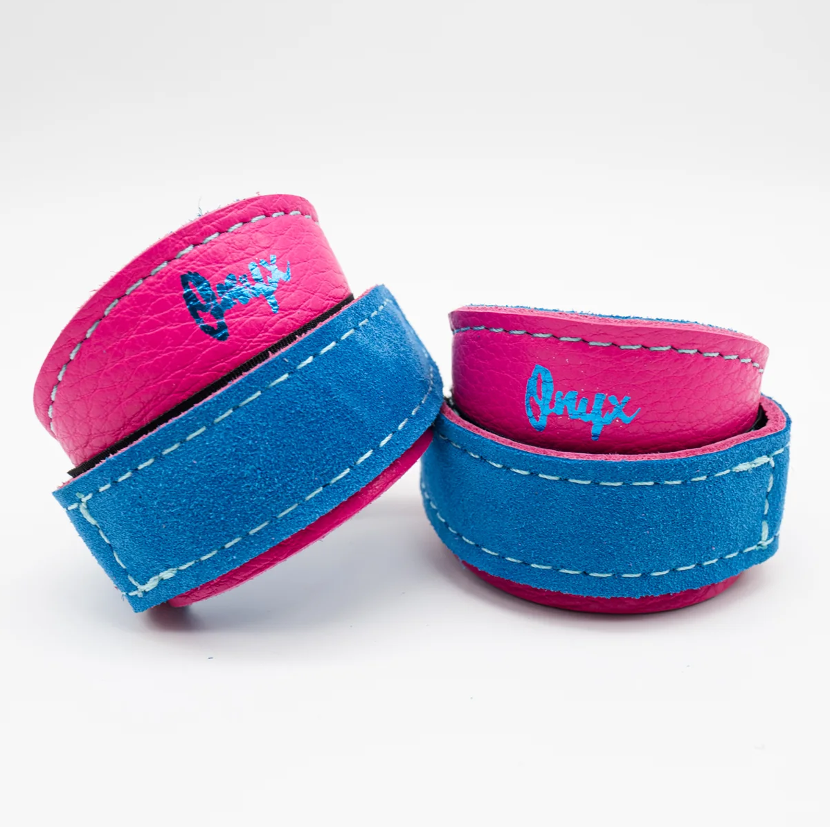 Onyx Candy Pink High Top Wrist Straps