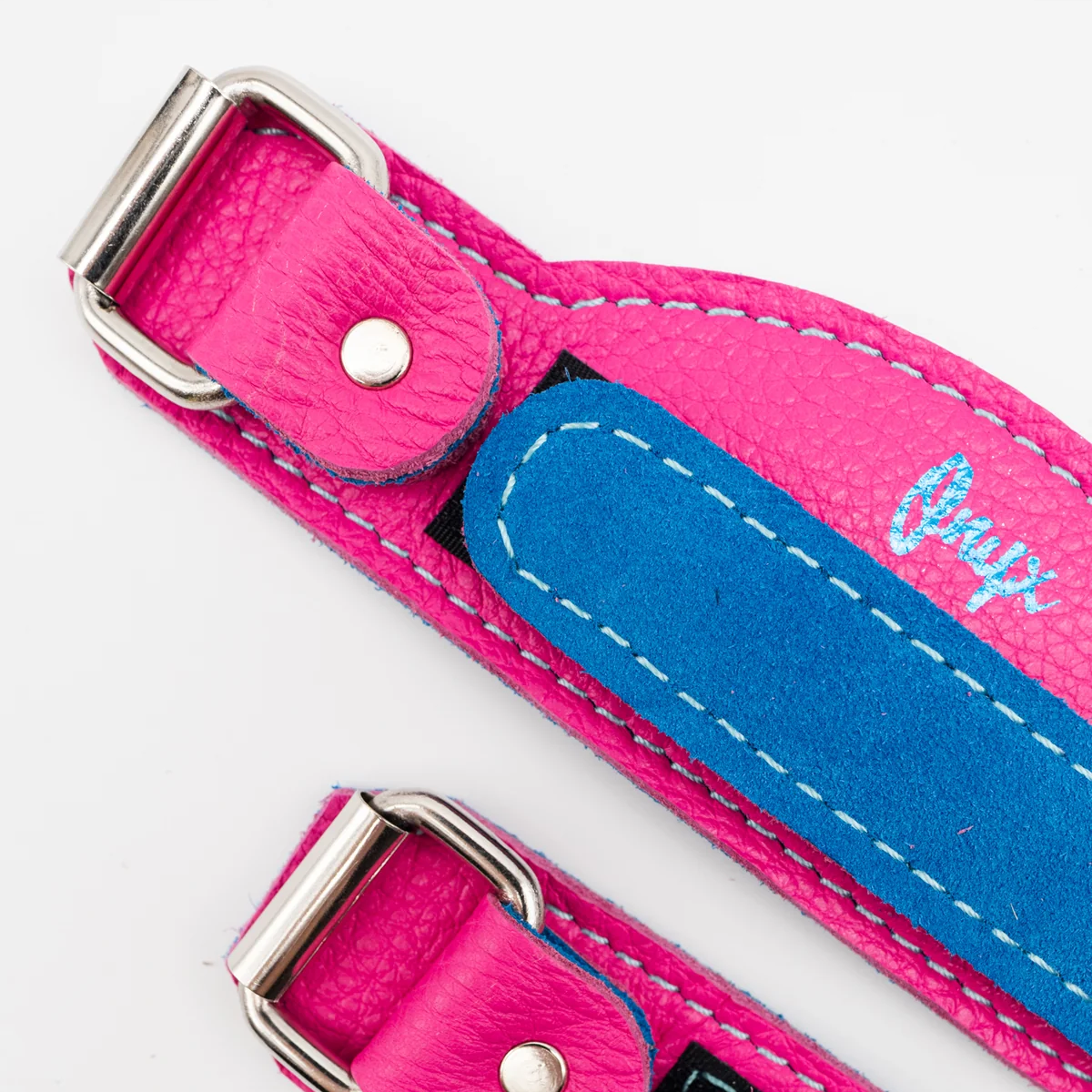 Onyx Candy Pink High Top Wrist Straps