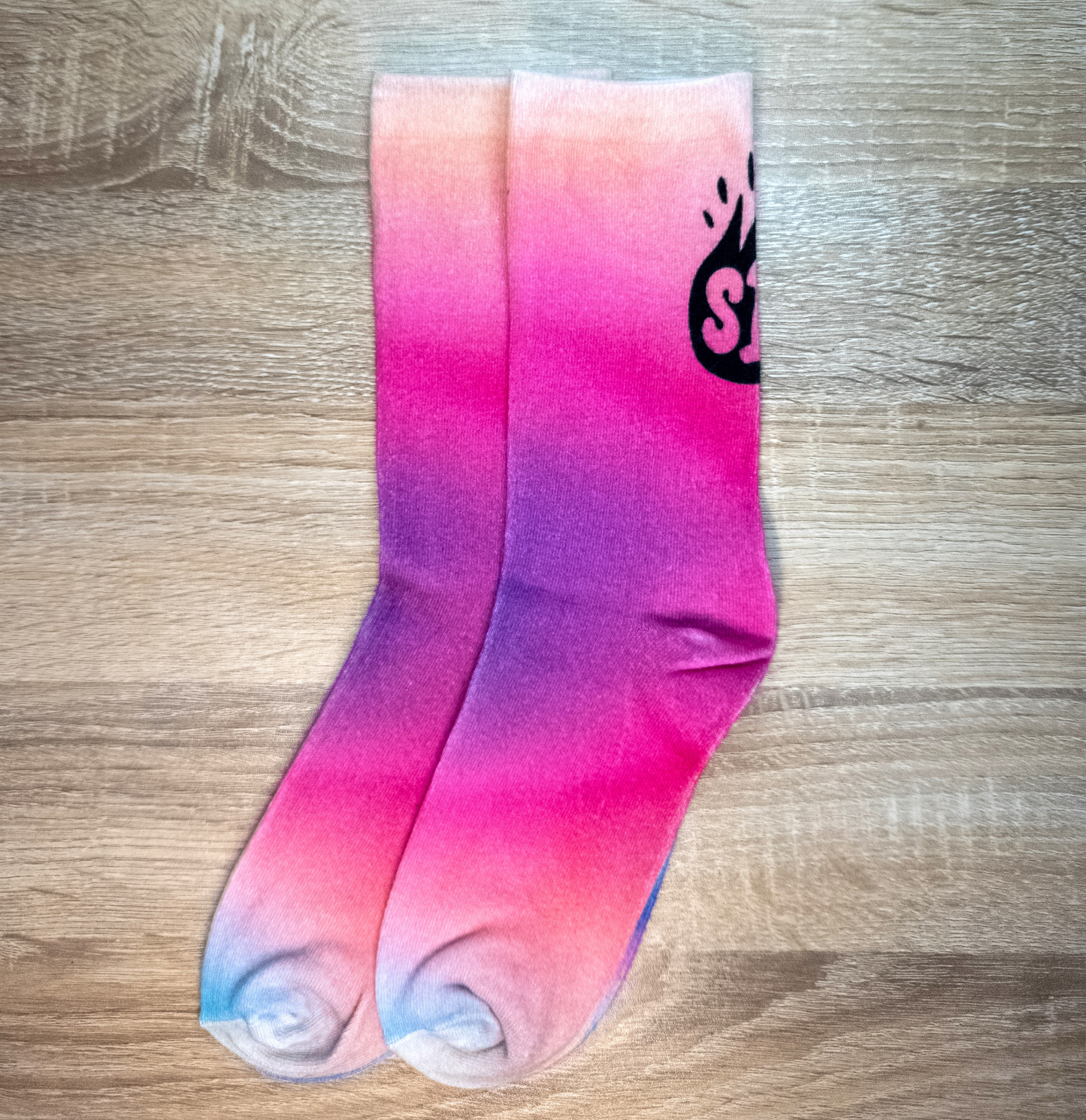 Ombre Comfort Crew Socks