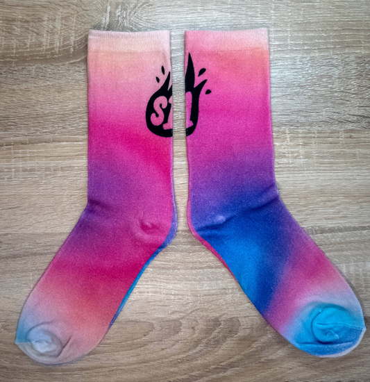 Ombre Comfort Crew Socks