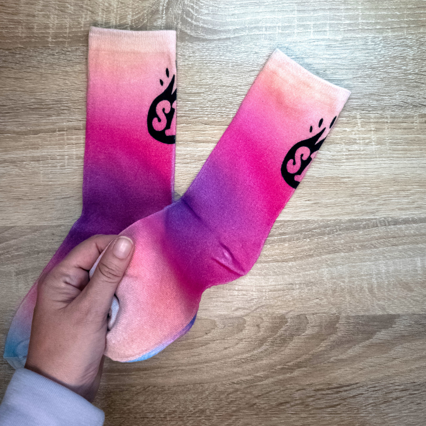 Ombre Comfort Crew Socks
