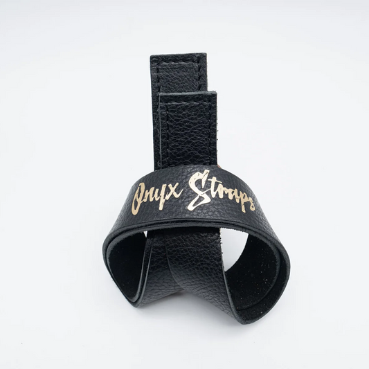 Onyx Black Vader Loop Lifting Straps