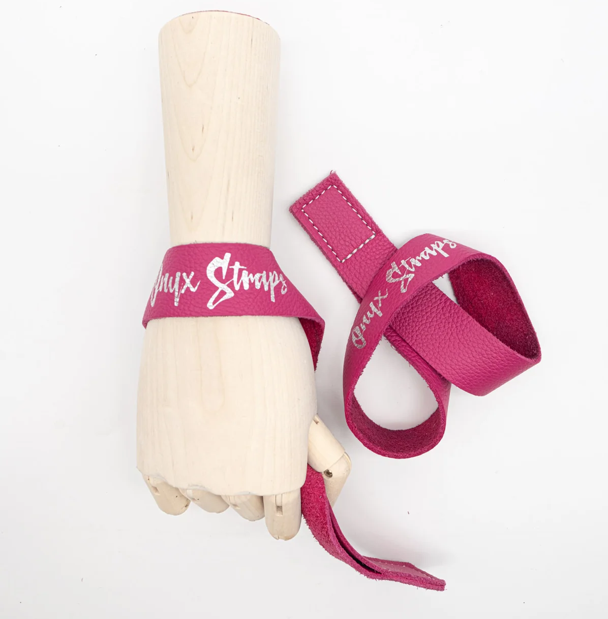 Onyx Candy Pink Loop Lifting Straps