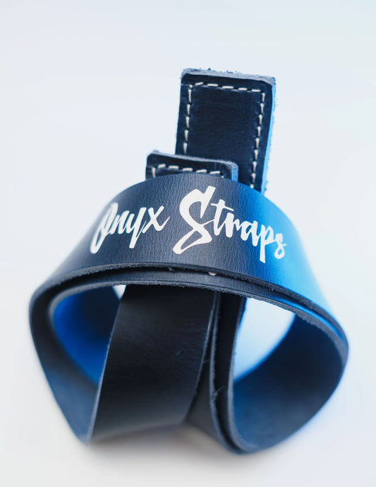 Onyx Blue Steel Loop Lifting Straps