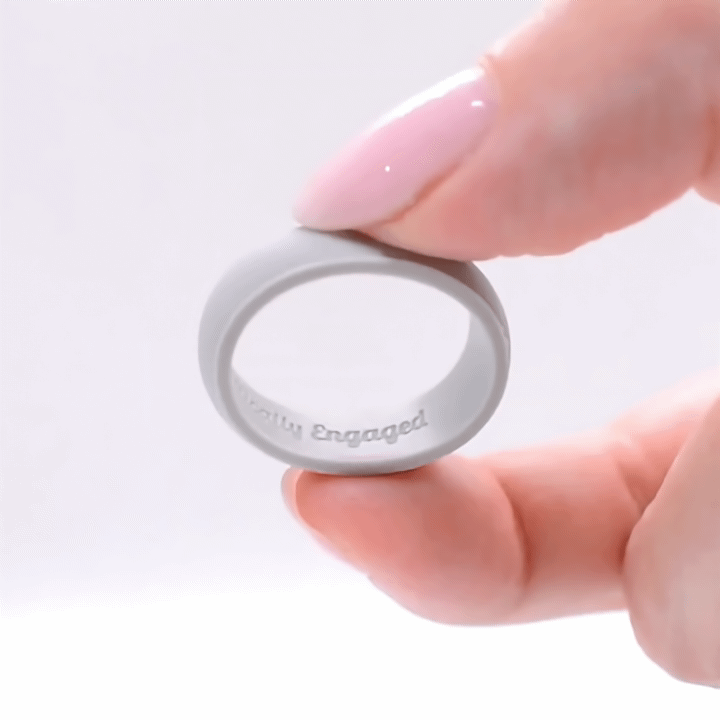 Classic Grey Silicone Ring