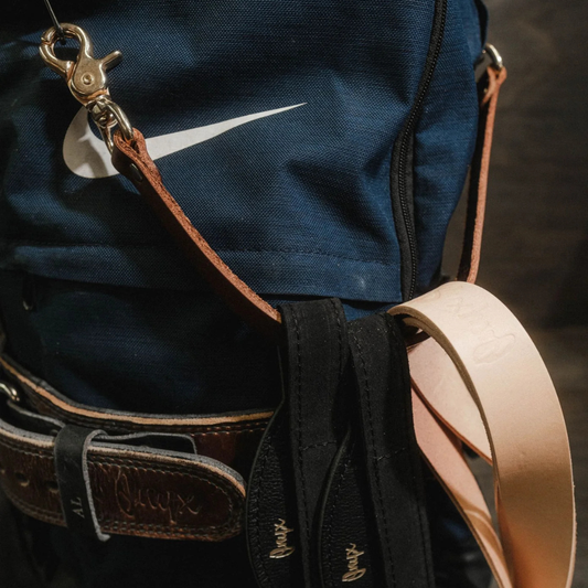 Onyx Leather Bag Straps