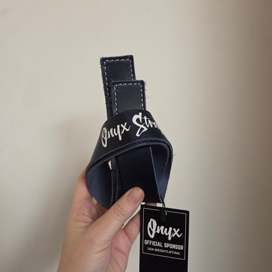 Onyx Blue Steel Loop Lifting Straps