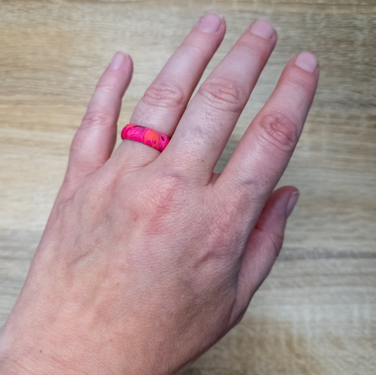 Swirly Silicone Ring