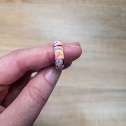 Swirly Silicone Ring