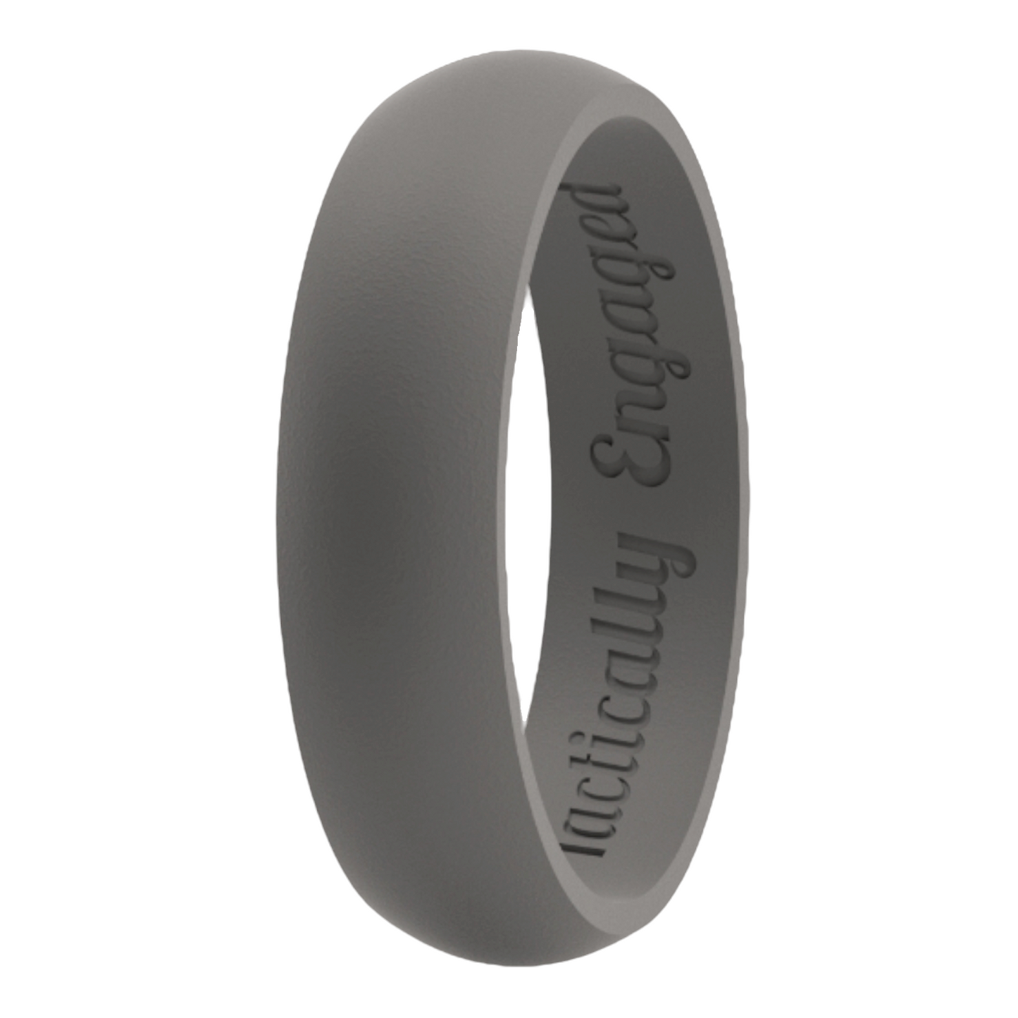 Classic Grey Silicone Ring