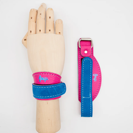 Onyx Candy Pink High Top Wrist Straps