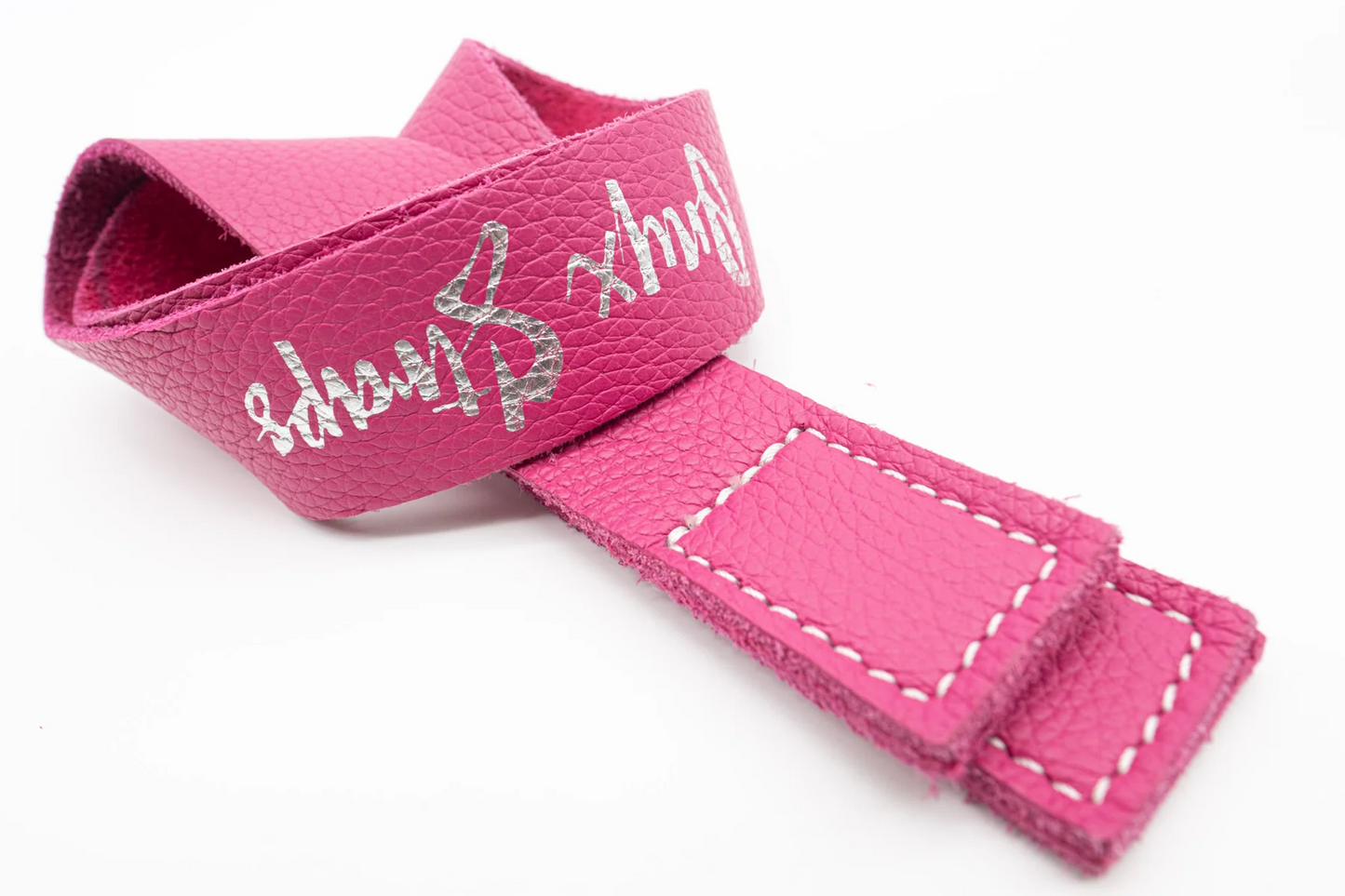 Candy Pink Loop Lifting Straps
