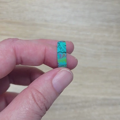 Swirly Silicone Ring